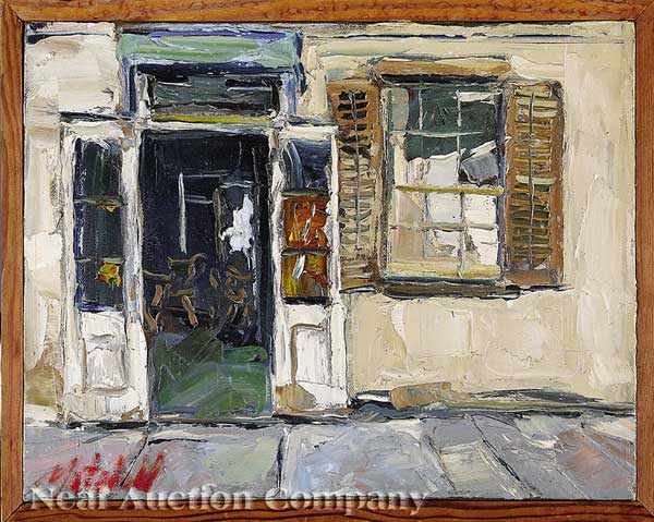 Appraisal: James Michalopoulos American New Orleans b New Orleans Screen Door