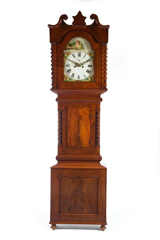 Appraisal: VICTORIAN TALL CASE CLOCK Dial signed for Joseph Rosenberg of