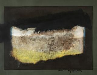 Appraisal: MIQUEL ANGEL RIOS ARGENTINIAN-AMERICAN B Untitled III mixed media on