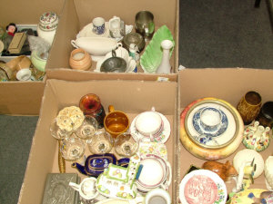 Appraisal: Selection of ceramics and glass to include a Coalport 'Village