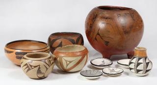 Appraisal: lot of Pueblo pottery group lot of Pueblo pottery group