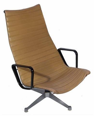 Appraisal: A CHARLES EAMES ALUMINIUM GROUP SWIVEL ARMCHAIR made by Hille