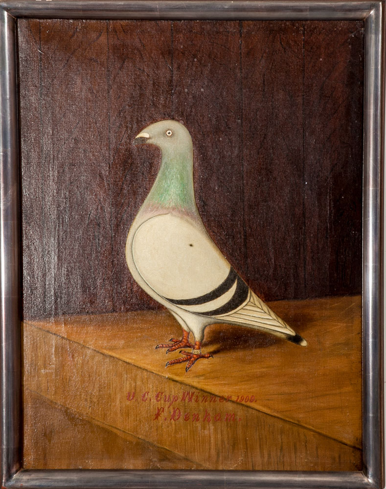 Appraisal: American School U C Cup Winner F Denham Oil on