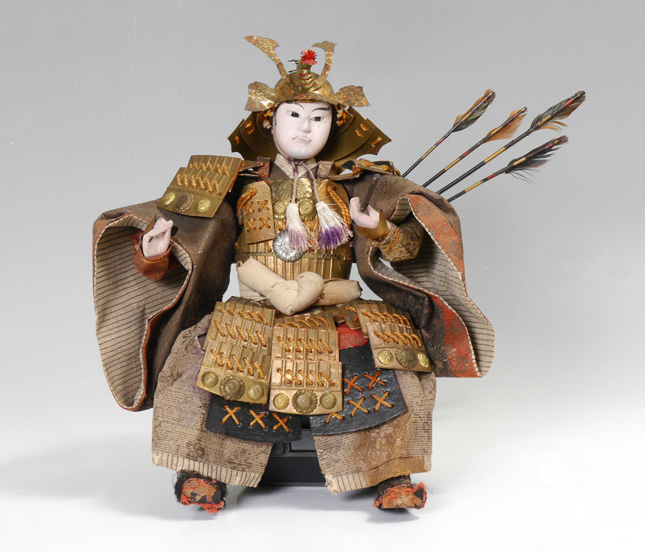 Appraisal: EDO PERIOD JAPANESE SAMURAI DOLL Edo Period c - Japanese