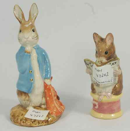 Appraisal: Beswick Beatrix Potter Large Sized Figures Peter and the Red