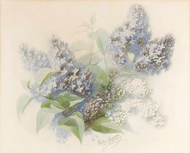 Appraisal: Pauline Girardin - French Lilacs