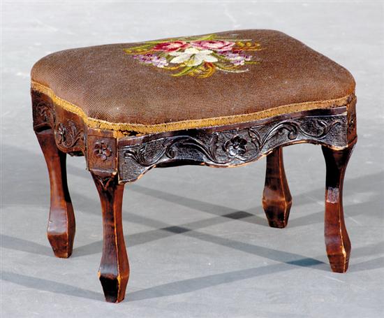 Appraisal: Victorian style footstools H W D and H W D