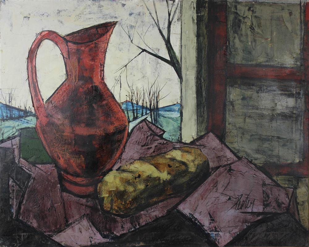 Appraisal: CHARLES LEVIER FRENCH - LE POT ROUGE - RED PITCHER