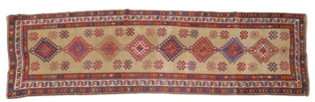 Appraisal: Hand-tied Persian Serab runner approx ' l ' w