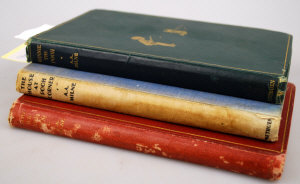 Appraisal: Three volumes Winnie the Pooh 'The House at Pooh Corner'