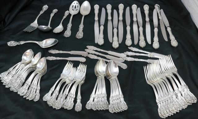 Appraisal: REED BARTON FRANCIS I PATTERN STERLING SILVERFLATWARE SET SERVICE FOR