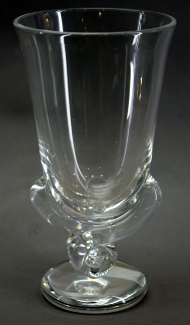 Appraisal: A Stueben glass pedestal vase cm high