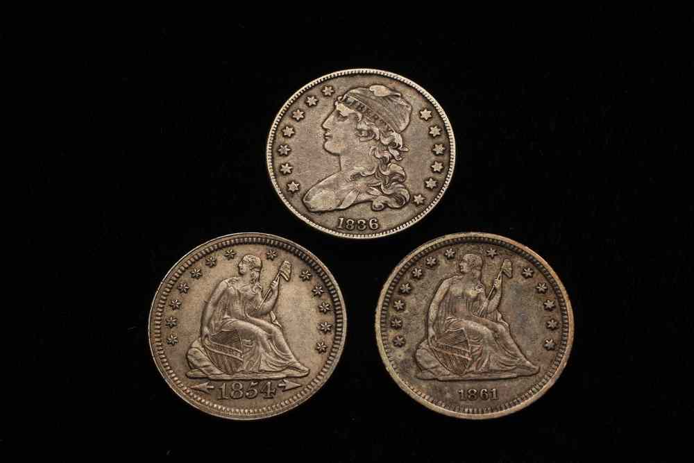 Appraisal: COINS - Includes Capped Bust quarter Liberty Seated quarters and