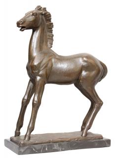 Appraisal: G Fiumi Italian th century Skittish Colt Bronze in h