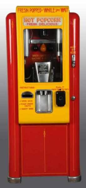 Appraisal: s U-Pop-It Popcorn Machine Description Deposit ten cents and receive