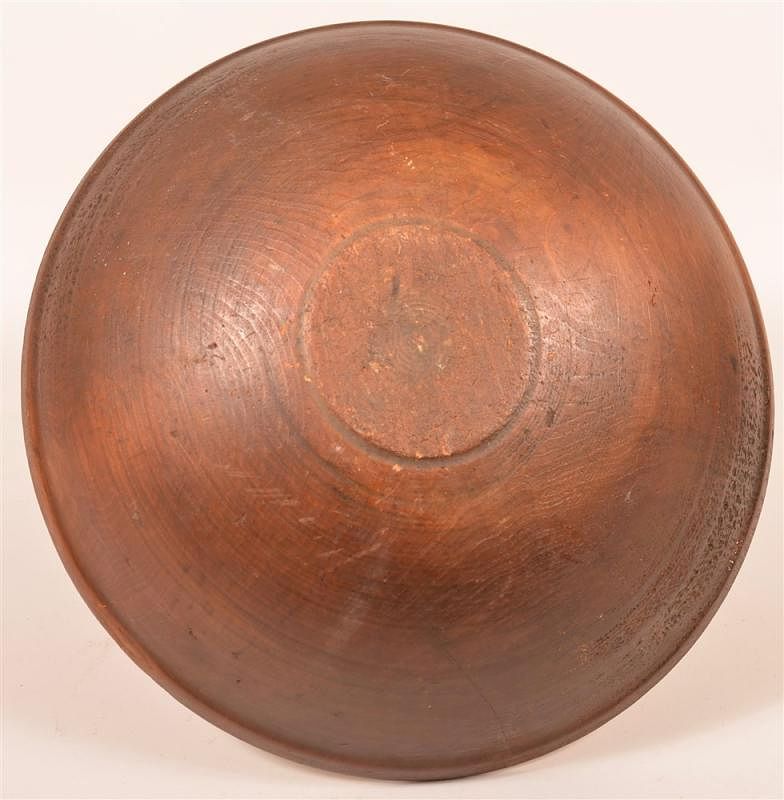 Appraisal: Pennsylvania Large Turned Softwood Bowl Pennsylvania th Century Large Turned