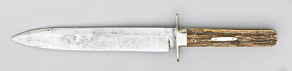 Appraisal: An English bowie knife by Joseph Rodgers amp Sons The