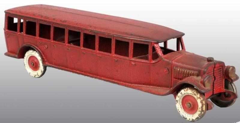 Appraisal: Cast Iron Kenton Safety Bus Toy Description American Scarce Solid