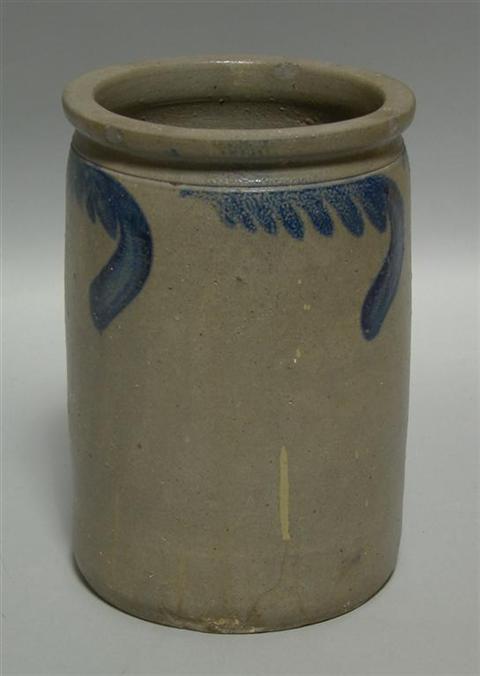 Appraisal: AMERICAN STONEWARE CROCK