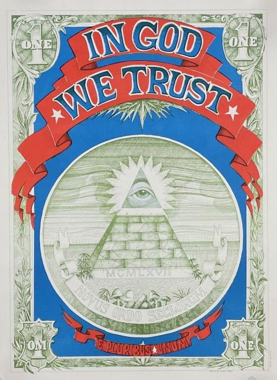 Appraisal: Vintage Rick Griffin In God We Trust PosterGood condition x