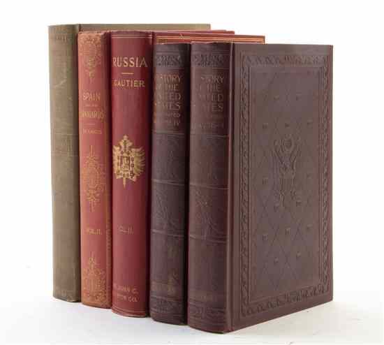 Appraisal: A Collection of Cloth-Bound Sets comprising The works of Thomas