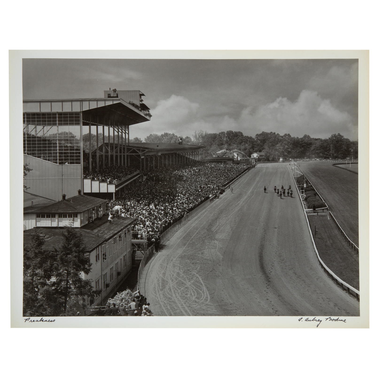 Appraisal: A AUBREY BODINE PREAKNESS American - Gelatin silver print signed