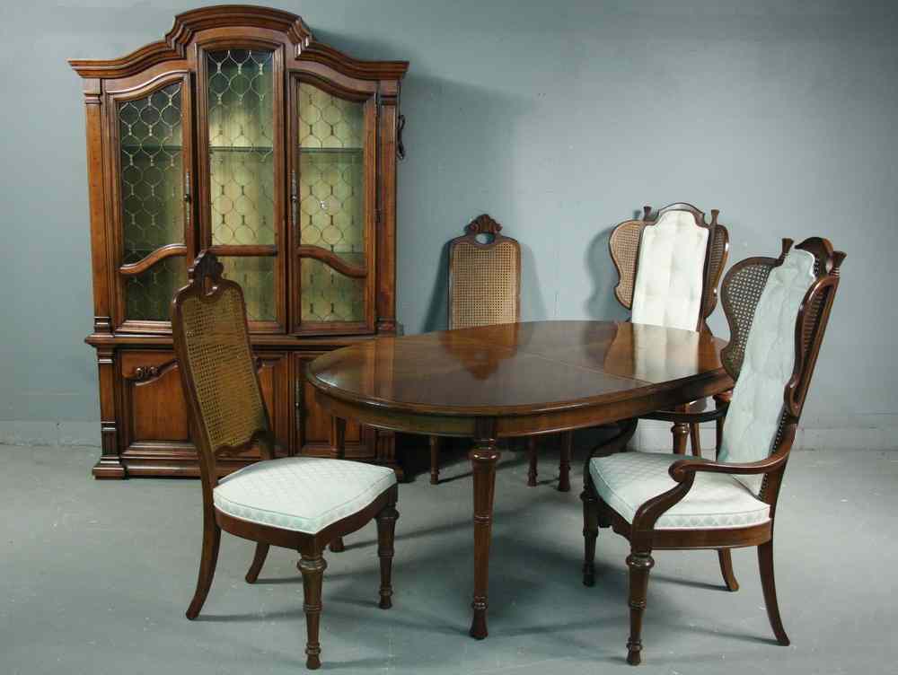 Appraisal: DINING ROOM SUITE - Drexel eight-piece formal dining suite consisting