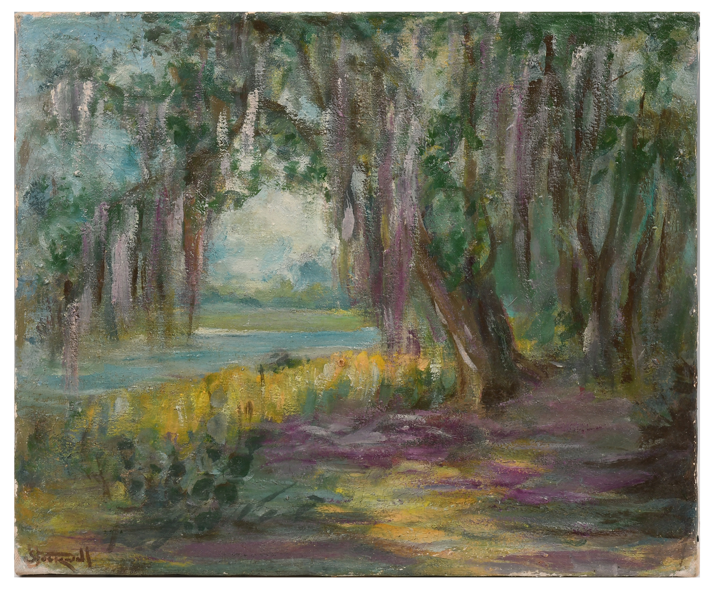 Appraisal: STOCKWELL Catherine Haynes American - Forest with Spanish Moss and