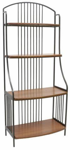 Appraisal: Decorator baker's rack Charleston Forge late th c having iron