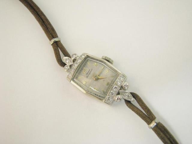 Appraisal: A lady's K white gold antique Gerard Perregaux dress watch