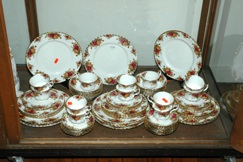 Appraisal: ROYAL ALBERT 'OLD COUNTRY ROSES' DINNER SET FOR