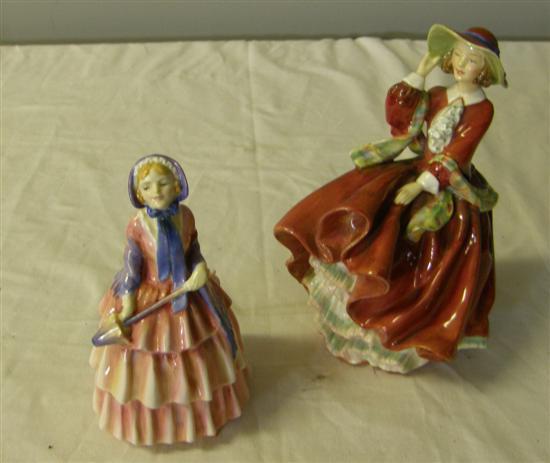 Appraisal: Royal Doulton figure 'Biddy' HN high and another 'Top o'