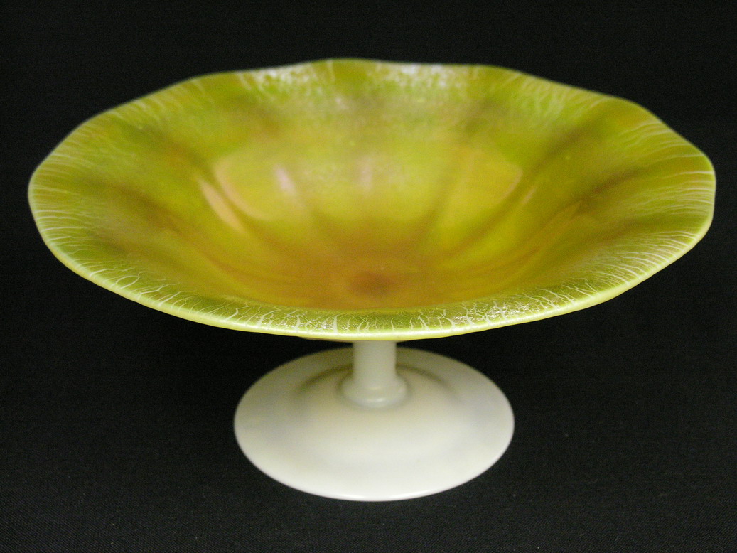 Appraisal: SIGNED STEUBEN FOOTED CENTERPIECE BOWL Size by