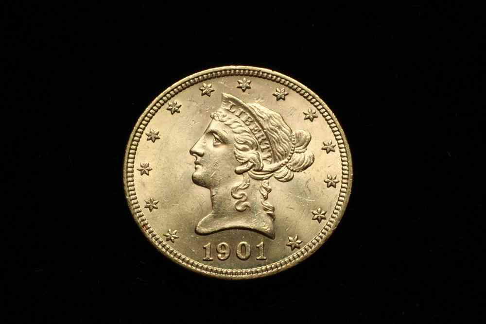 Appraisal: COIN - gold Liberty Head coin From the Sargent estate