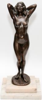 Appraisal: GYULA BRONZE FIGURE GYULA JULIUS MAUGSCH HUNGARIAN - BRONZE FIGURE