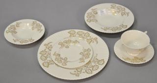 Appraisal: Lenox Nocturne porcelain dinner set service for ten total pieces