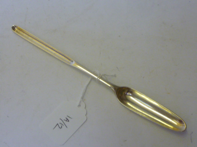 Appraisal: AN EARLY GEORGE III MARROW SCOOP no maker's mark London