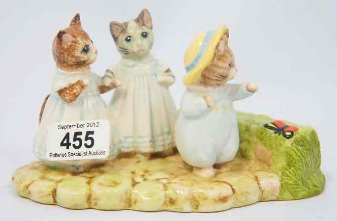 Appraisal: Beswick Beatrix Potter Tableau Figure Mittens Tom Kitten and Moppet