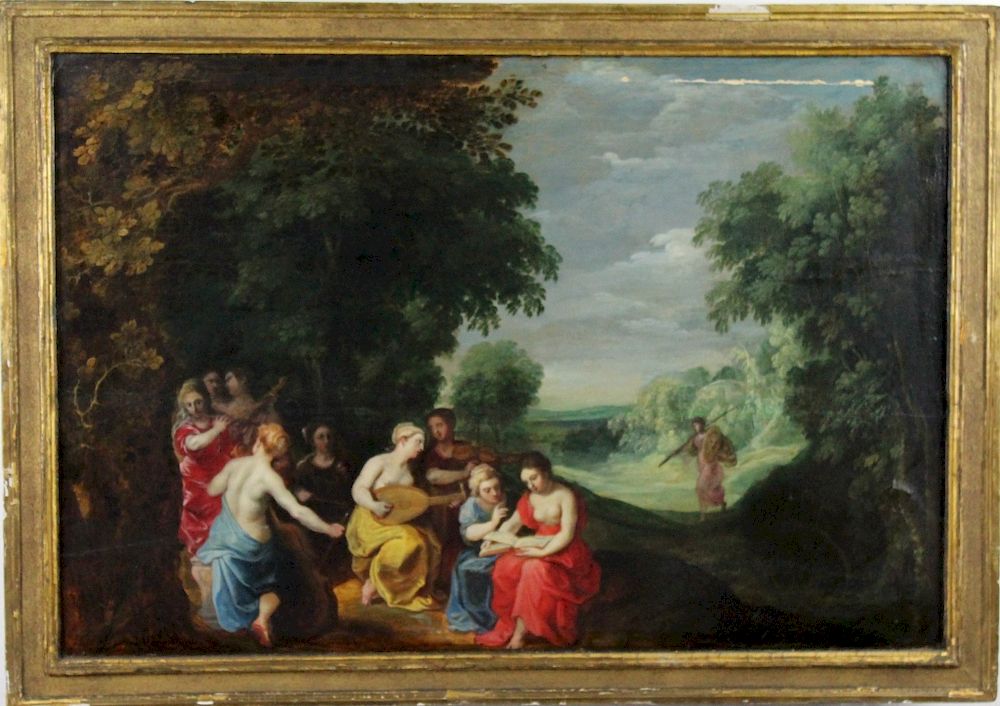 Appraisal: Hans Jordaens - thC Flemish Oil Painting Antique th Century