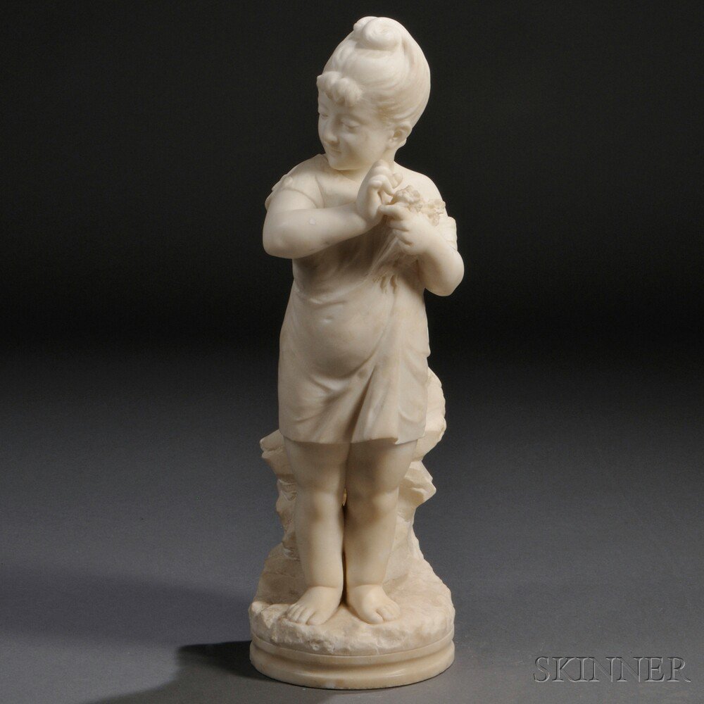 Appraisal: French School Late th Early th Century Young Girl with