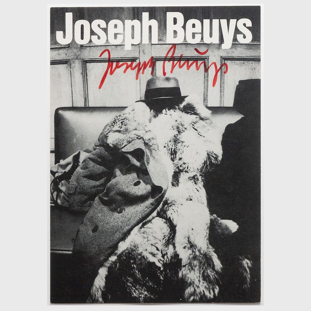 Appraisal: Joseph Beuys - Joseph Beuys Offset postcard and Untitled offset