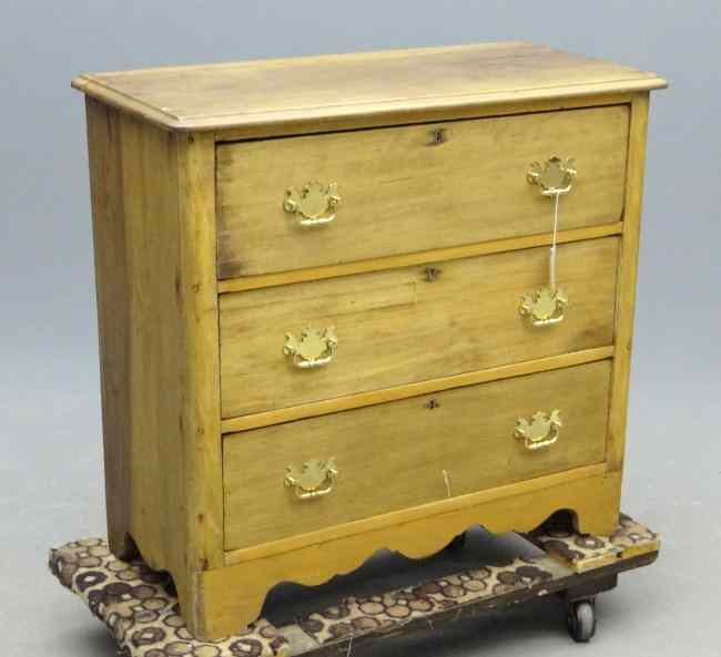 Appraisal: th c drawer chest '' W '' D '' Ht