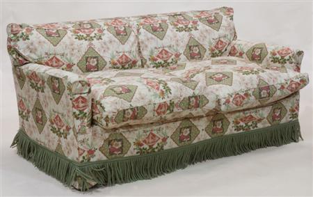 Appraisal: A pair of two seater chintz sofas By Whytock Reid