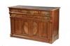 Appraisal: GRANITE TOP SIDEBOARD - Red Granite Top American Eastlake Period