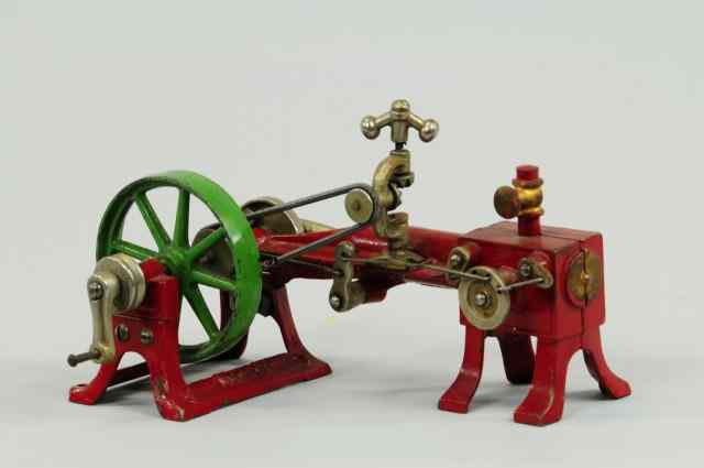 Appraisal: HORIZONTAL STEAM ENGINE Kenton cast iron painted in red and