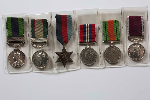 Appraisal: A GROUP OF MEDALS awarded to Sargent H Mills and