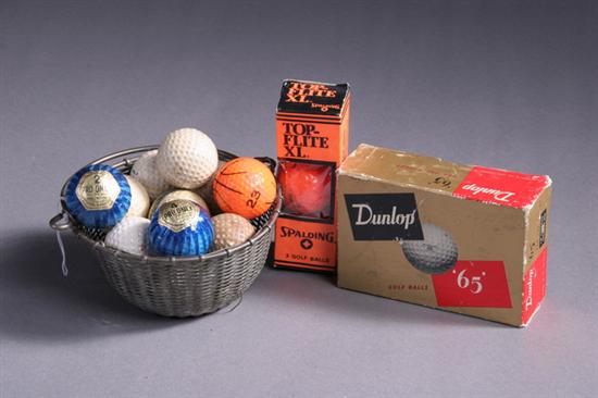 Appraisal: APPROXIMATELY GOLF BALLS Including several boxed Dan Quayle Vice Presidential