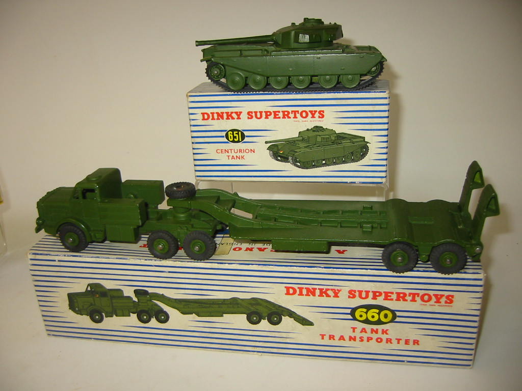 Appraisal: Tank Transporter and Centurion Tank boxed G-E