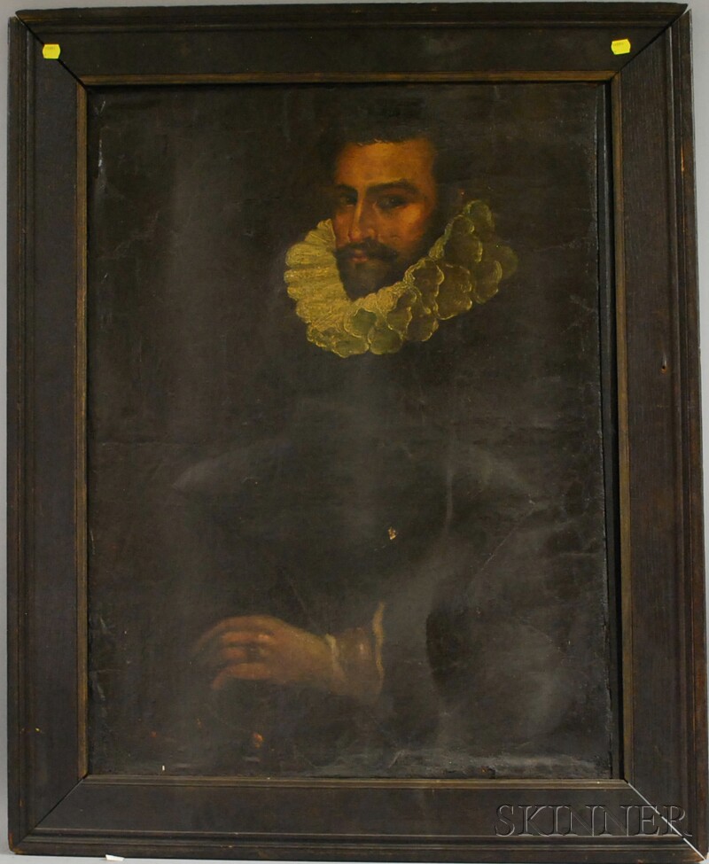 Appraisal: After El Greco Greek - Portrait of a Gentleman Wearing