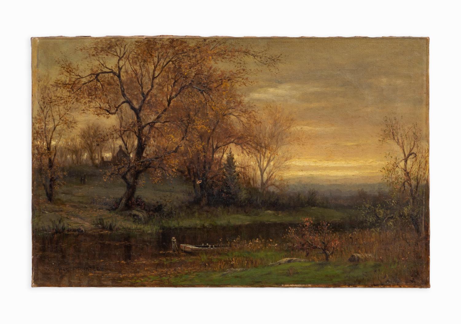 Appraisal: ALBERT INSLEY OIL ON CANVAS LANDSCAPE Albert Babb Insley American